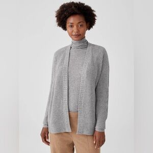 Eileen Fisher Lofty Recycled Cashmere V-Neck Cardigan